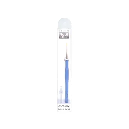 Tulip T13-6E Crochet Hook, Legierter Stahl, Blue, 32