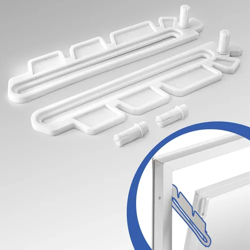 Kippschere Ersatzteil Set Weiß Kellerfenster passend für MEA 41 A 288 + 41 A 289