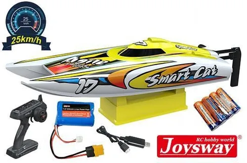 Joysway Race Boat SMART CAT Catamaran Mini RC Speed Boat 2.4GHz RTR / JOY8204