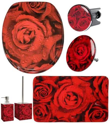 Sanilo Badaccessoire-Set 6-teilig in Rot von Sanilo