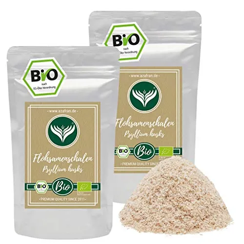 BIO Flohsamenschalen (Indisch) ganz - 99% Reinheit 500g