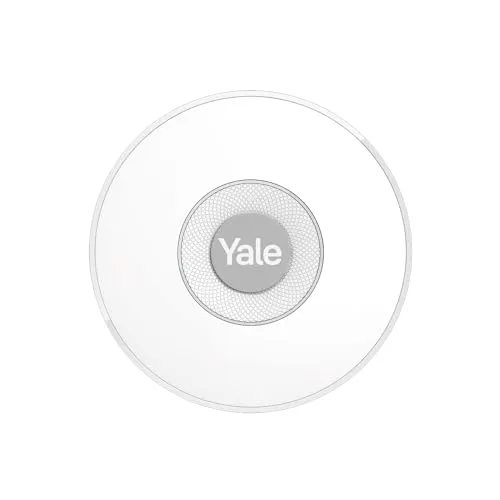 Yale Innensirene AL-IS-1A-W - Sirene mit bis zu 85 dB Lautstärke und Echtzeit-Benachrichtigungen über die Yale Home App, ideal für umfassenden Schutz deines Hauses.