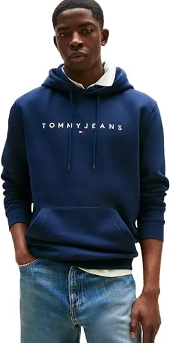 Tommy Jeans TJM Reg Linear Logo Hoodie EXT von Tommy Jeans