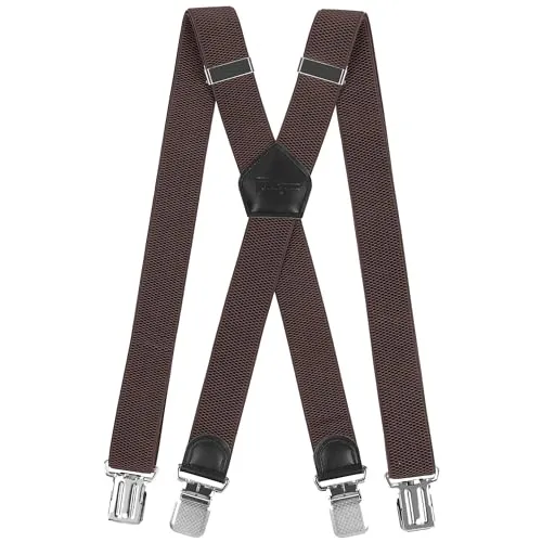 Hosenträger Herren Extra Stark mit 4 Metall Clips von Cokaca