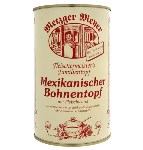 Metzger Meyer Mexikanischer Bohnentopf 1,2 kg Mexikanischer Bohnentopf mit Fleis