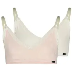 Skiny Mädchen Bustier 2er Pack CottonLace von SKINY