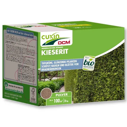 Cuxin DCM Kieserit Pulver 2 kg Magnesiumdünger Schwefeldünger Grünpflanzendü