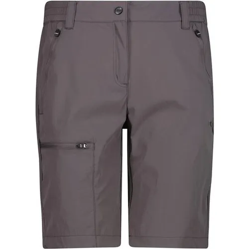 CMP Damen Bermuda Shorts XXL - grau - Wanderhosen für Damen, komfortabel und schnell trocknend mit Vier-Wege-Stretch, ideal für Wanderungen und Trekking-Abenteuer.
