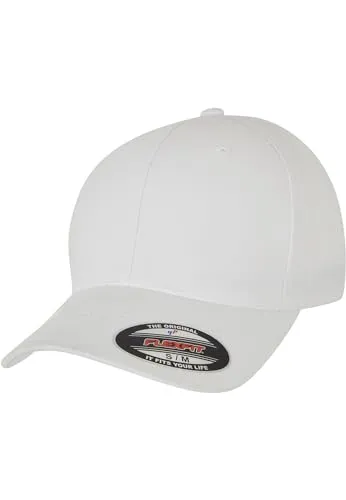 Flexfit Unisex Cap Wooly Combed Waterrepellent White S/M