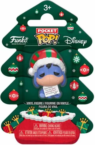 FUNKO POP!  Vinyl Schlüsselanhänger Winnie the Pooh Holiday 2025  Eeyore Tree Holiday Box 4cm
