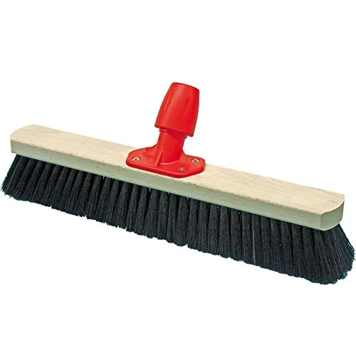 Bürstenmann Saalbesen 40cm mit Holzkörper aus Haarmischung schwarz