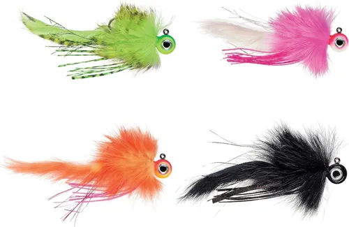 VMC Twitchin Jig - Kunstköder, Größe / Gewicht / Farbe:Gr. 2/0 / 10.5g / Glow Angel Face UV