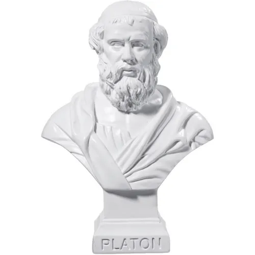 Deko Figur Büste griechischer Platon nach 12,5cm weiß von ISIDECO