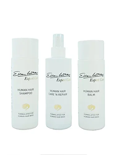 Ellen Wille Expert Care Humain Hair Pflegeset - 001 Shampoo Balsam Conditioner - Haarpflege Sets & Kits, umfassende Pflege für menschliches Haar mit Shampoo, Balsam und Conditioner für strahlenden Glanz und Geschmeidigkeit.