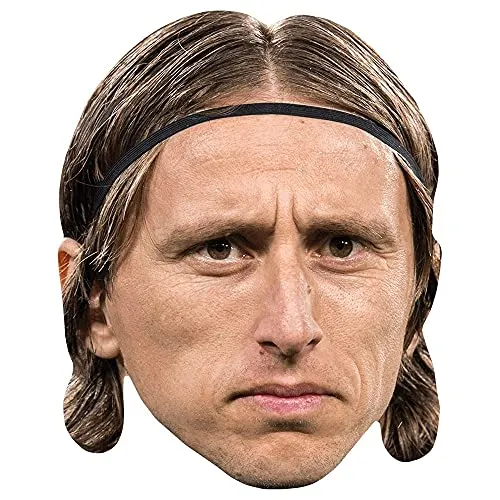 Luka Modrić (Long Hair) Maske aus Karton