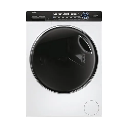 Haier i-pro Serie 7 Plus, Waschmaschine mit Frontlader, 8 kg, freistehend, Klasse A-25%, 1400 Umdrehungen, Dampfoption, 14 Programme, App hon, Smart Dosing, HxBxT 85 x 60 x 53 cm, weiß - HW80-B14979T