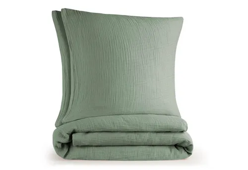 Blumtal Musselin Bettwäsche Set 100% Baumwolle - Bettwäsche-Set aus 100% atmungsaktiver Baumwolle, pflegeleicht und ideal für optimalen Schlafkomfort ohne lästiges Bügeln. Hergestellt in Europa für kurze Transportwege.