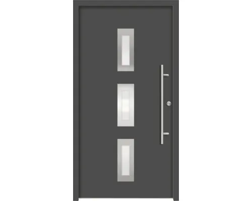 Produktbild Splendoor Haustür ARTEMIS Aluminium 1100x2100 mm Anthrazitgrau DIN Rechts (nach