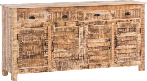 Sideboard Caribou 4türig aus Mango Massivholz
