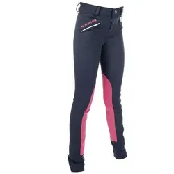HKM My first Mädchen Kniebesatz dunkelblau dunkelpink 110 in blau von HKM
