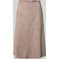 s.Oliver BLACK LABEL Sommerrock beige|braun Größe 42 in beige von s.Oliver