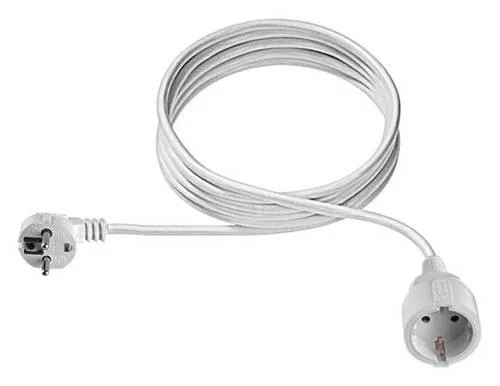 Bachmann 341.201S Strom Verlängerungskabel 16A Weiß 3.00m H05VV-F 3G 1,5mm²