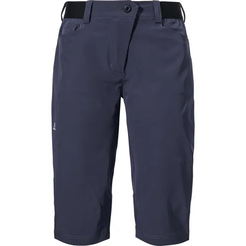 Schöffel Capri Pants Style Keitele Women blau (8820) 46 - Wanderhose für Damen, ideal zum Radfahren und Reisen, wasserabweisend mit 4-Wege-Stretch für maximale Bewegungsfreiheit und Komfort auf jeder Tour.