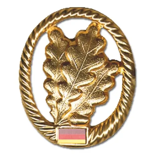 Abzeichen BW Barett Jägertruppe Ausführung metall