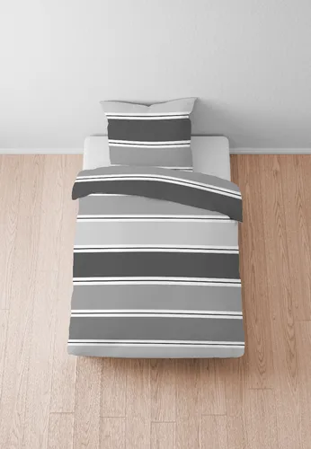 biberna Bettwäsche Grau von biberna
