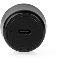 Nedis Auto-Ladegerät - 30 W - 2.0 / 3.0 A - Anzahl der Ausgänge: 1 - Port Type: USB-C - Automatische Spannungswahl - Silber