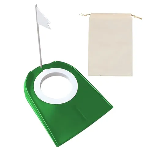 Stück Golf-Putting-Cup, 1 Stück Vliestasche, Golf-Putting-Hilfe, Golf-Putting-Maschine, Golf-Putting-Hole-Cup und Flagge 1