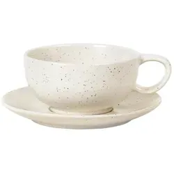 Broste Copenhagen Nordic Vanilla Tasse & Untertasse 0,25l