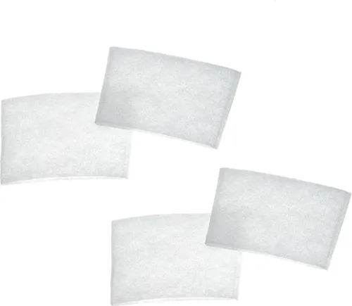 vhbw Set 4x Schutzvlies kompatibel mit Dirt Devil Centrino Cleancontrol M2009-4, M2009-6, M2009-5, M2009-8, M2009-7 Staubsauger - Schutzfilter Weiß