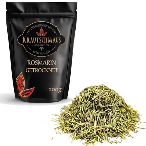 200g Rosmarin trocken geschnitten Krautschmaus Gewürz aromatisch Würzen Kochen
