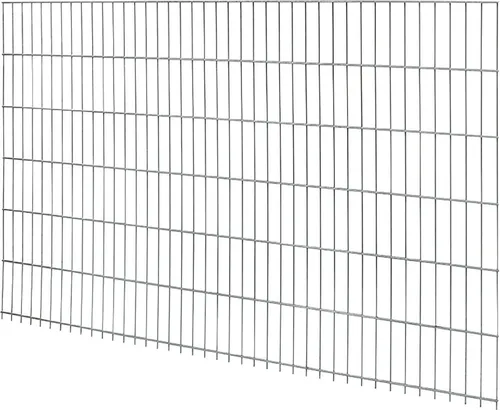 Doppelstabmattenzaun Verzinkt 123 cm x 201 cm