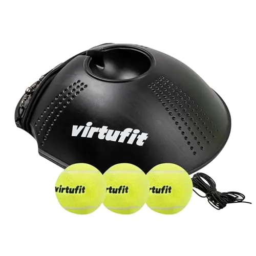 VirtuFit Tennistrainer mit 3 Bällen und elastischem Seil