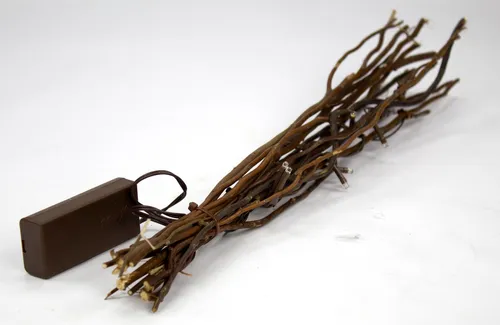 LED Weidenzweig ( klein ) 40 cm braun ( warm weiß )