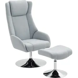 HOMCOM Relaxsessel mit Hocker