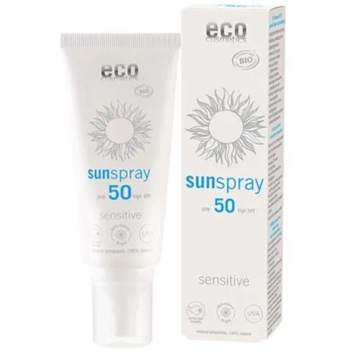 Sonnenspray LSF50 sensitive 100ml - Sonnenschutzmittel mit sehr hohem Schutzfaktor für sensible Haut, einfach aufzutragen aus der praktischen Spraytube.
