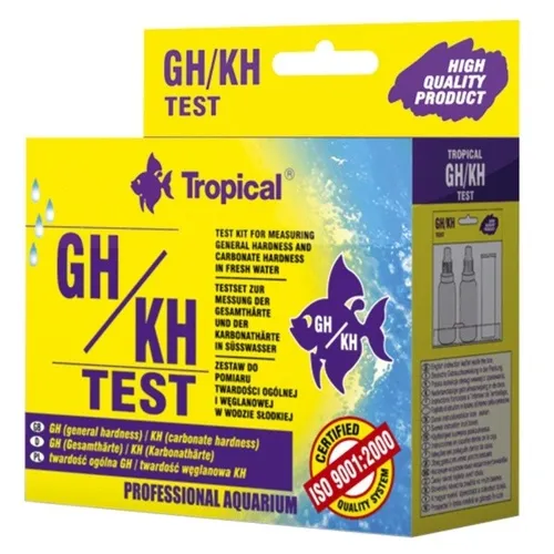 Tropical GH/KH Test Wassertest Tröpfchentest für Aquarien