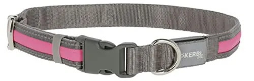 Kerbl Pet Light & Reflex Leuchthalsband pink, M/L