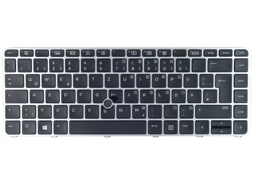 Tradebit Tastatur für HP Elitebook - Deutsch DE QWERTZ mit LED-Hintergrundbeleuchtung - Notebook Tastaturen - Hochwertige Tradebit-Ersatz-Tastatur für HP Elitebook mit vollem Kompatibilität und stylischer LED-Hintergrundbeleuchtung für bessere Sichtbarkeit.
