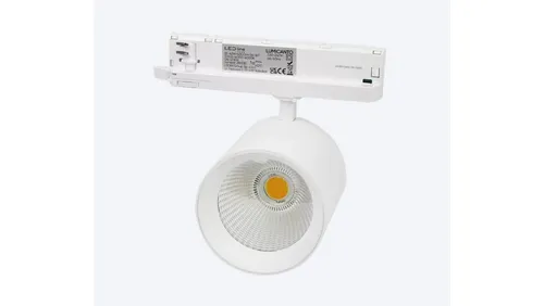 3-Phasen Stromschienenstrahler 6-20W - Lampen: Energiesparender LED-Strahler mit einstellbarem Lichtstrom von 620-2000 lm und Farbwechsel-Funktion (CCT) für individuelle Beleuchtung in jedem Raum.