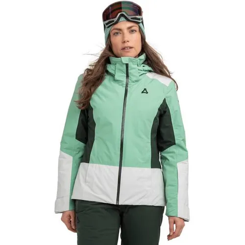Schöffel Zandwel Skijacke Damen in gem jade, Größe 36 - Kleidung: Atmungsaktive Skijacke mit 10.000 mm Wassersäule und 2-Wege-Stretch für maximale Bewegungsfreiheit beim Ski fahren.
