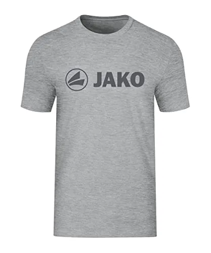 JAKO Herren T-Shirt Promo, Hellgrau-Meliert, 4XL