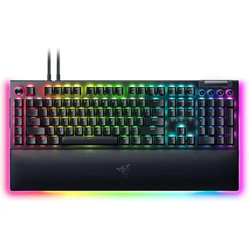 Razer BlackWidow V4 Pro - Kabelgebundene Gaming-Tastatur - Tastatur mit individuell anpassbaren RGB-Beleuchtungseffekten und mechanischen Switches für ein optimales Gaming-Erlebnis.