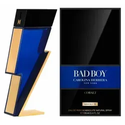 CAROLINA HERRERA BAD BOY COBALT ABSOLUTE 100ML EDP SPRAY - Ein intensiver Duft mit Oud, Vanille und Blue Lavender. Langanhaltendes Eau de Parfum für Männer, ideal für besondere Anlässe oder den täglichen Gebrauch. Erlebe die kraftvolle Aura von BAD BOY COBALT ABSOLUTE.