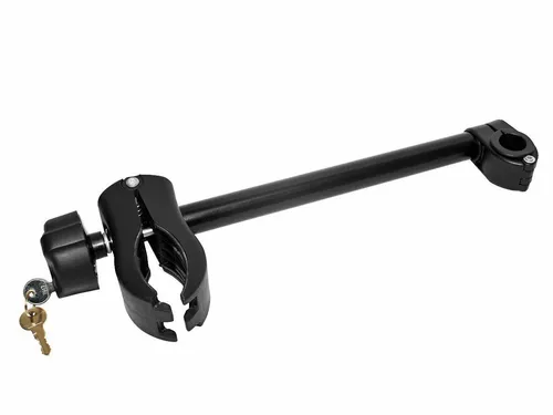 Bullwing Rahmenhalter für Fahrradträger - abschließbar und robust - Fahrradzubehör mit Diebstahlschutz, passend für fast alle gängigen Fahrräder mit Rahmendurchmesser von 25-30 mm, ideal für sicheren Transport.
