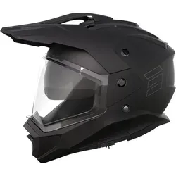 Shot Trek Solid Motocross Helm, schwarz, Größe XL - Hochwertiger Motocross Helm mit hypoallergenem, belüftetem Innenfutter, das herausnehmbar und waschbar ist. Ideal für maximalen Komfort und Sicherheit beim Fahren.