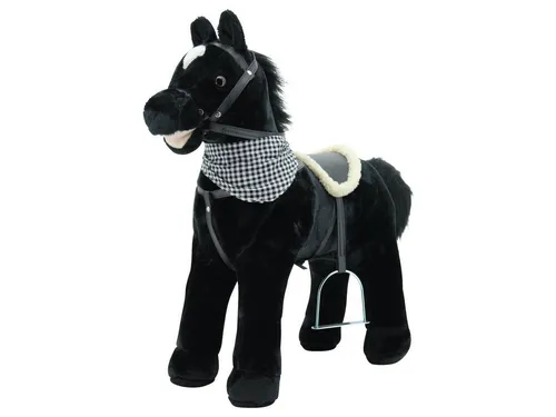 Sweety Toys 12664 Stehpferd Plüsch BLACKY